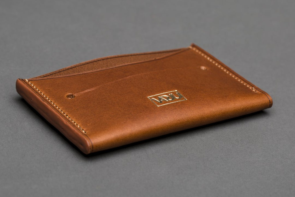 Slim Card Wallet 2020: Tuscan cowhide and French goatskin