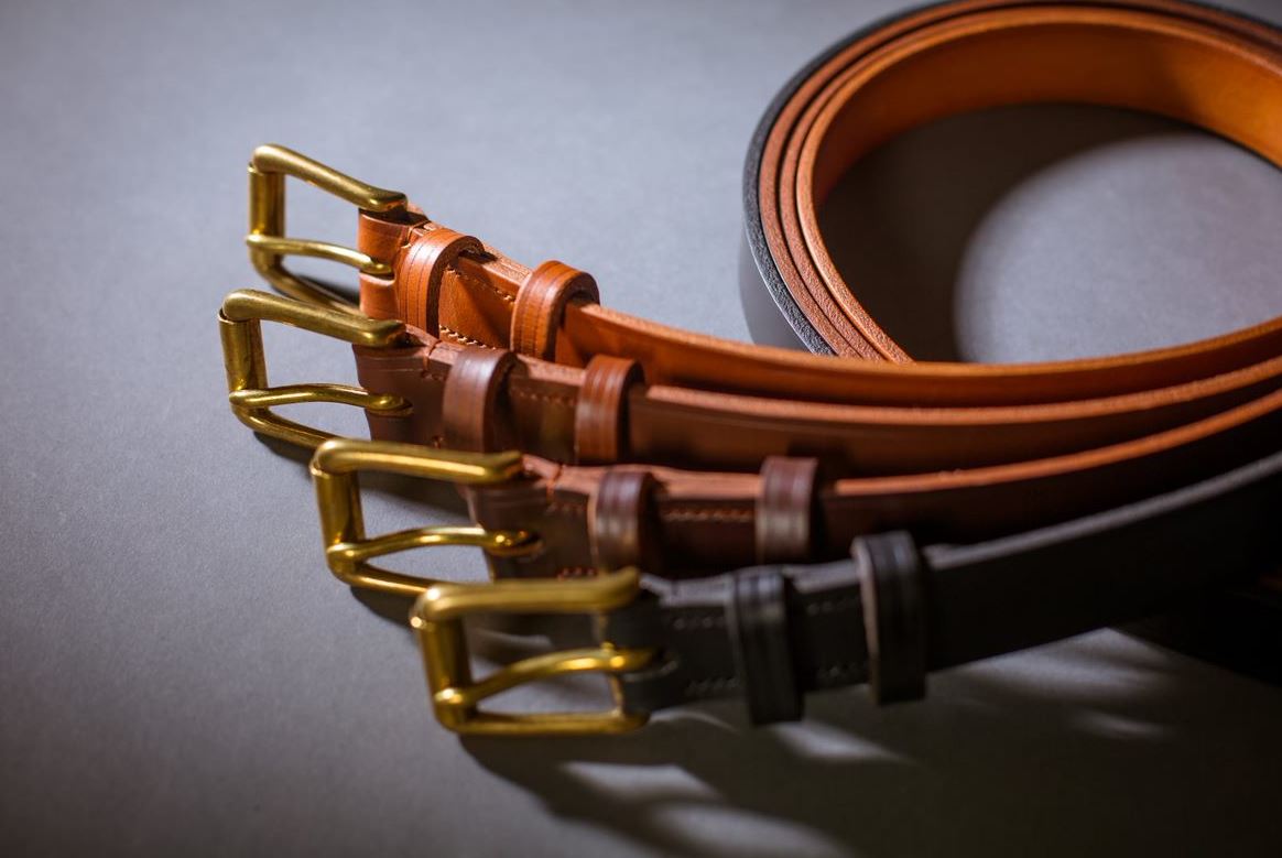 Traditional Unisex Bridle Leather Belt