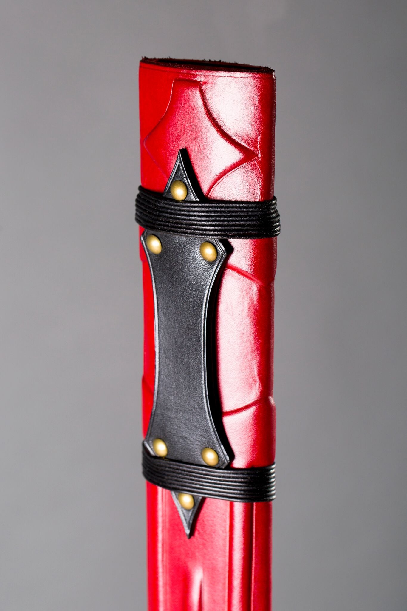 Migration Era Leather Scabbard with Embossed Details